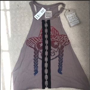 LF Furst of a kind tank top Willie Nelson Music